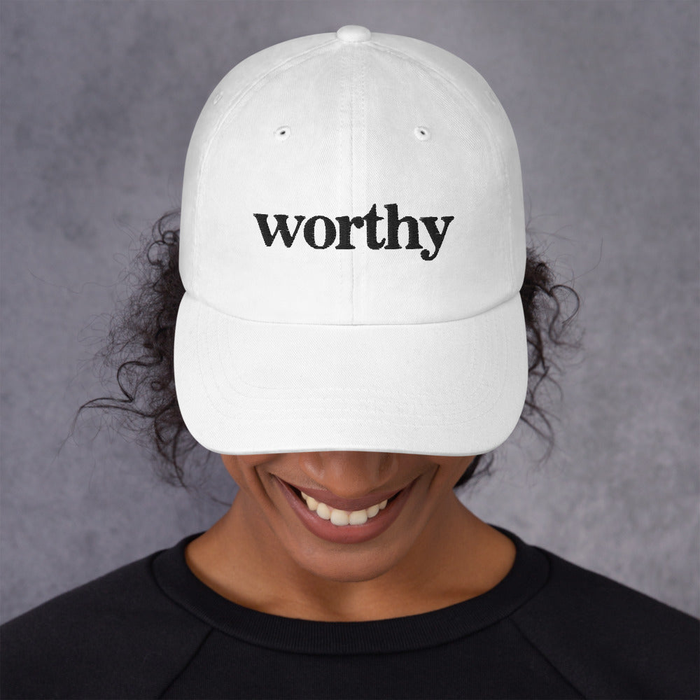 Worthy Baseball Hat- White