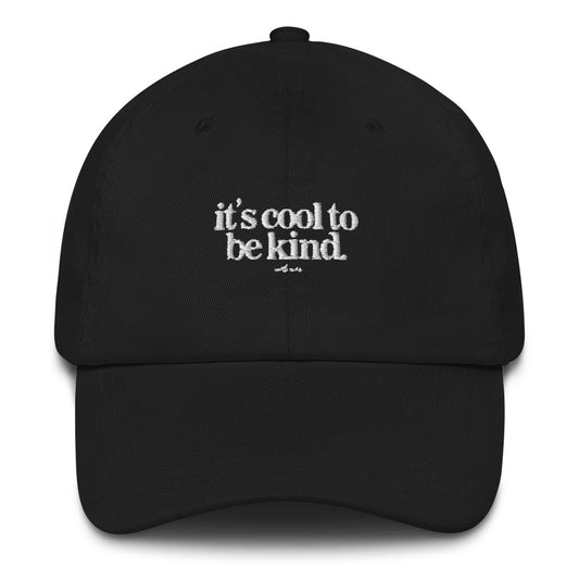 It's Cool To Be Kind Hat-Black
