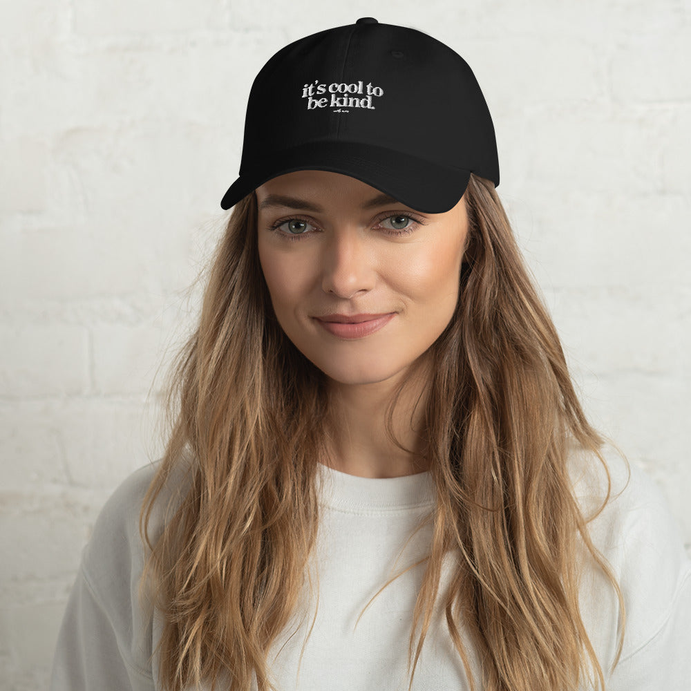 It's Cool To Be Kind Hat-Black