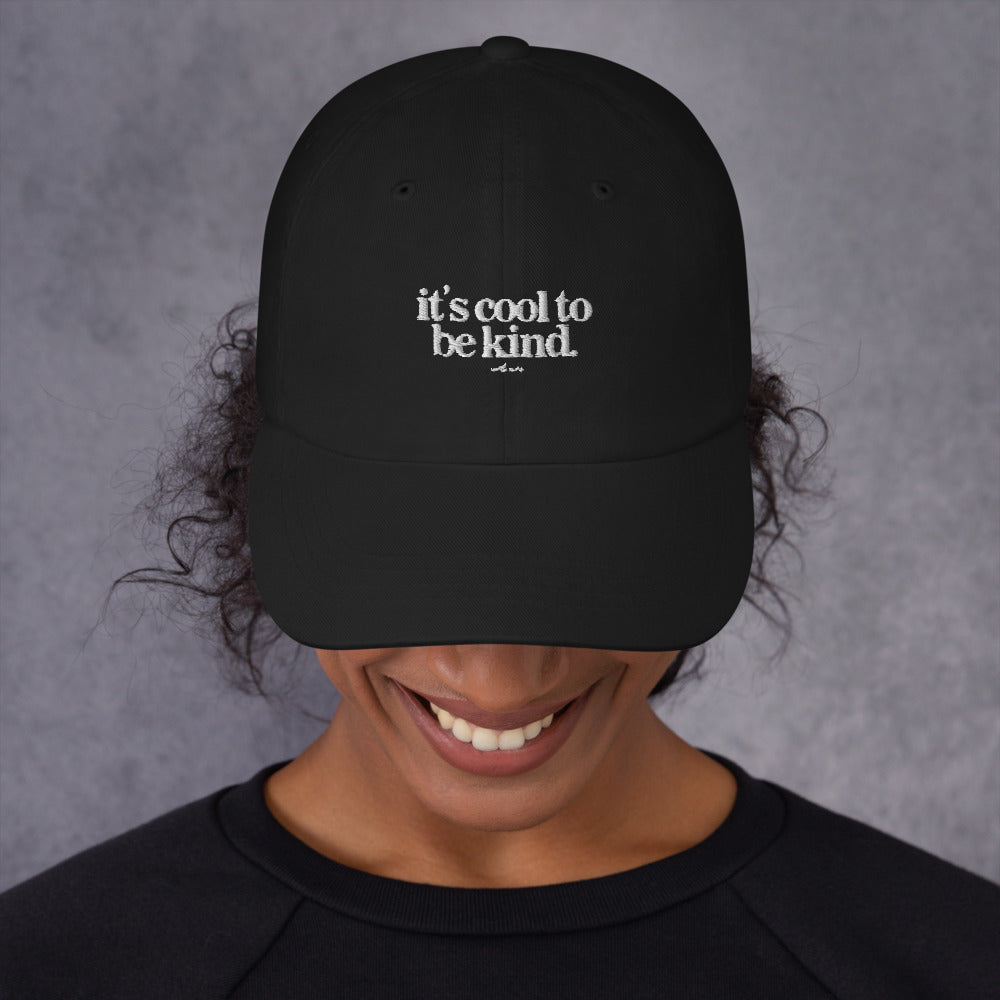 It's Cool To Be Kind Hat-Black
