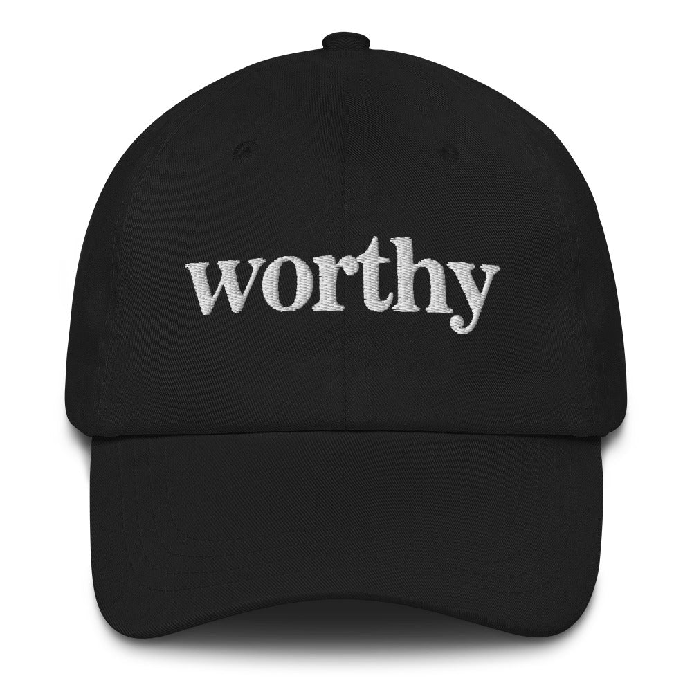 Worthy Baseball Hat- Black
