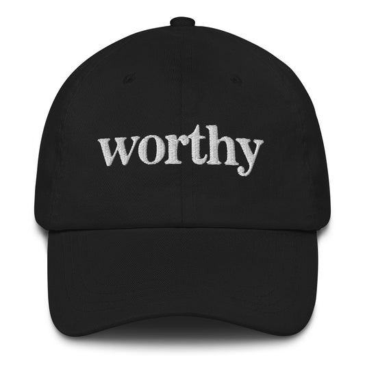 Worthy Baseball Hat- Black