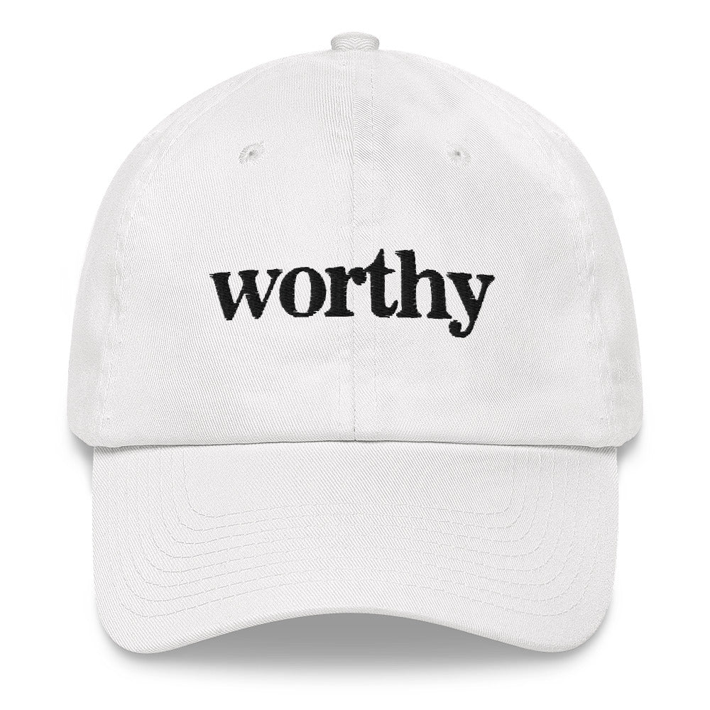 Worthy Baseball Hat- White