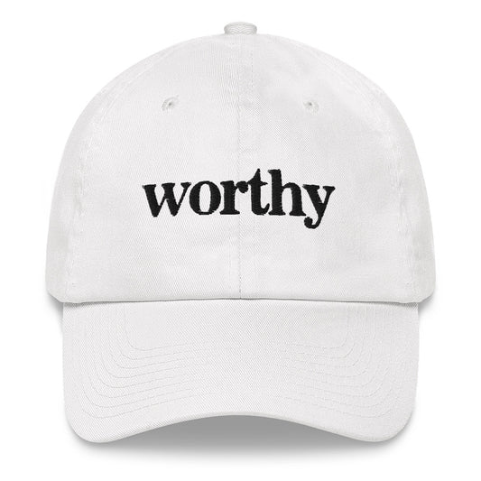 Worthy Baseball Hat- White