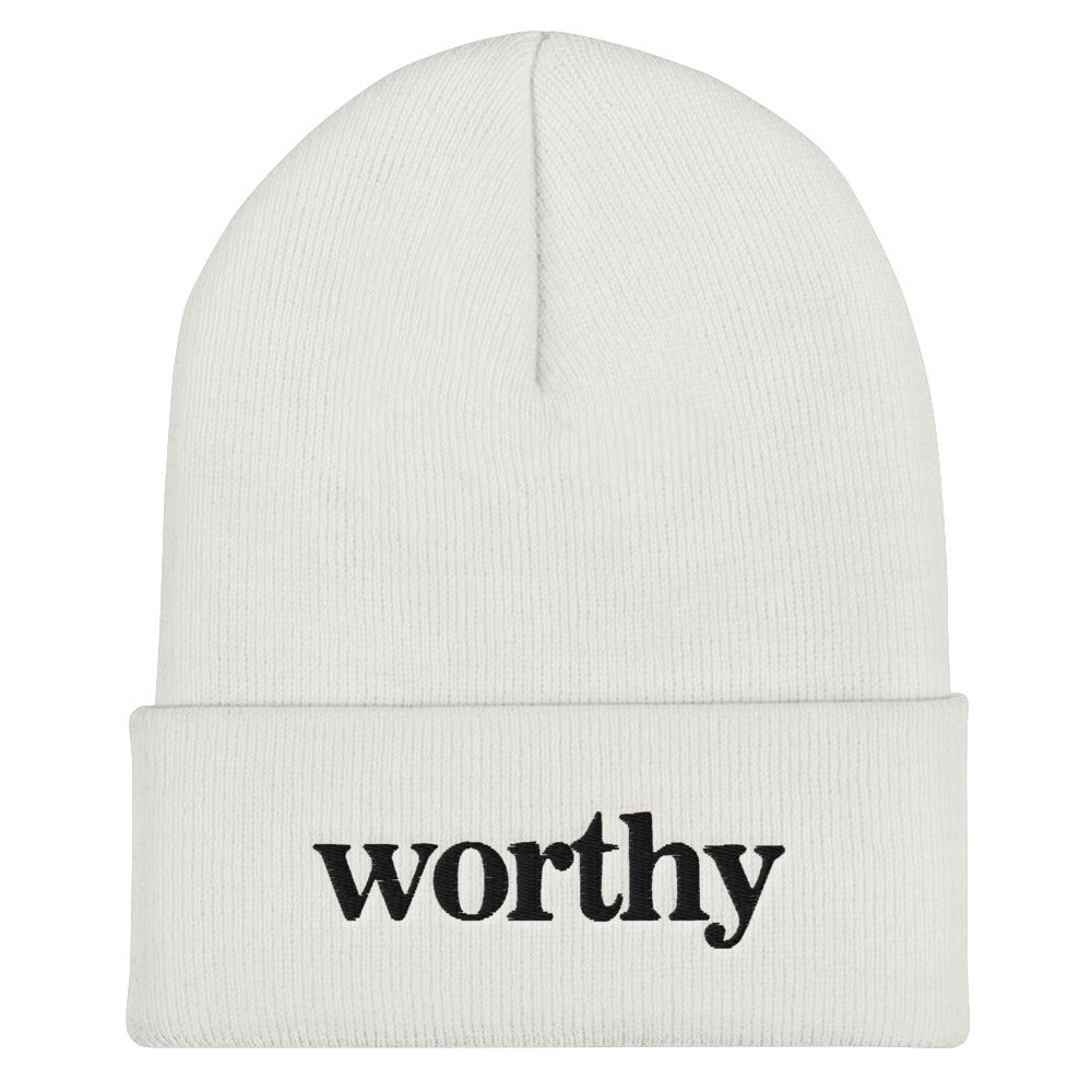 Worthy Beanie- White