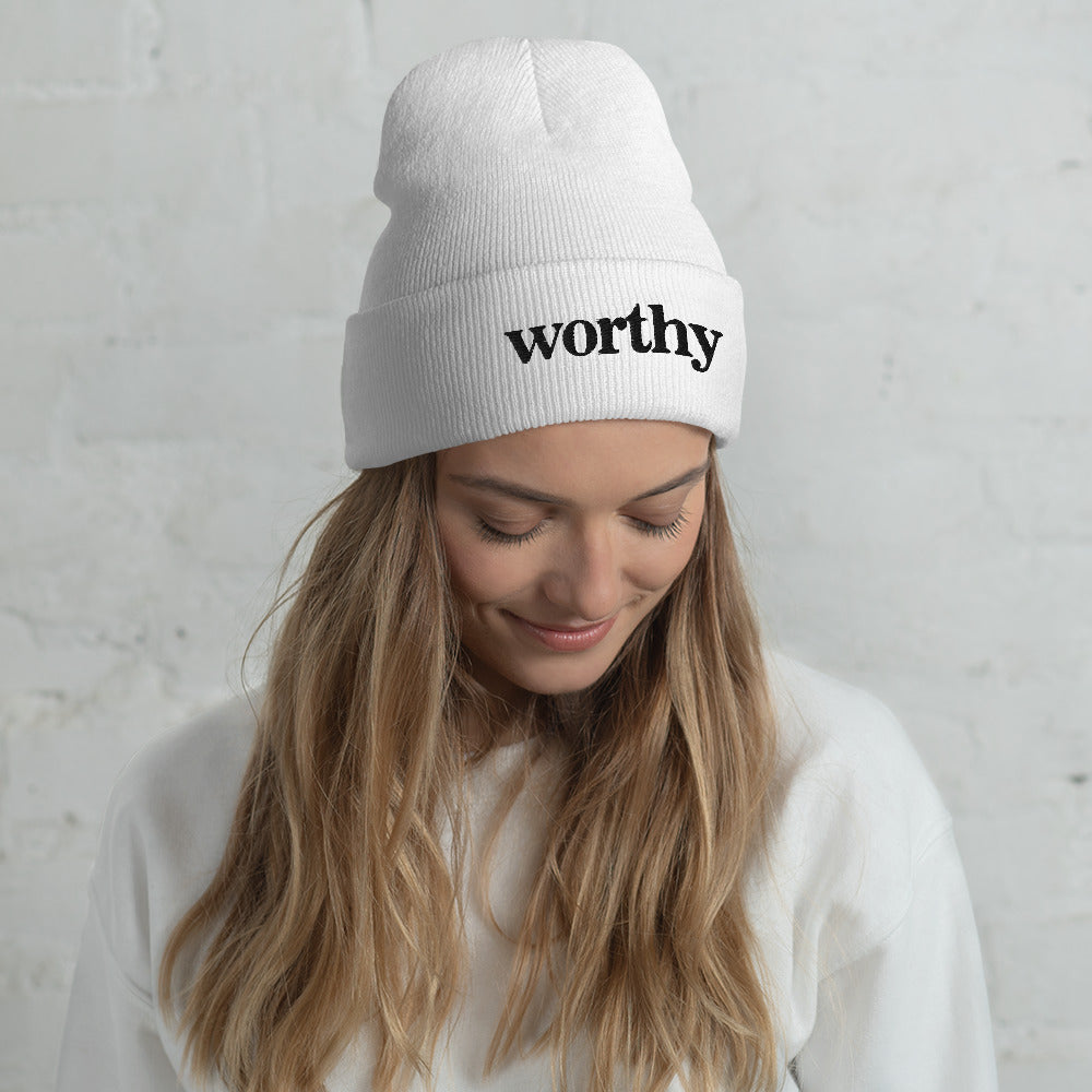 Worthy Beanie- White
